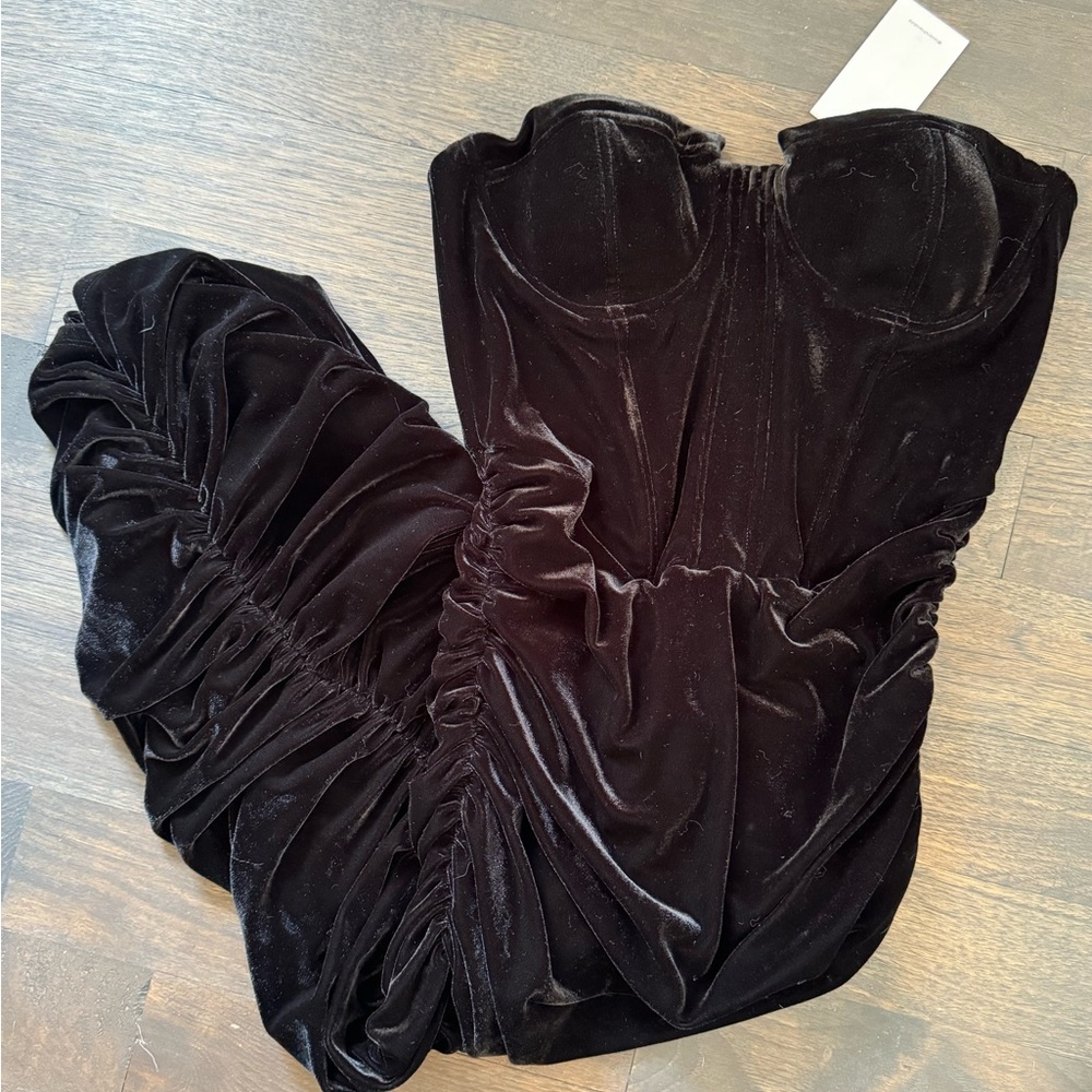 Black Velvet Lovers + Friends dress NWT